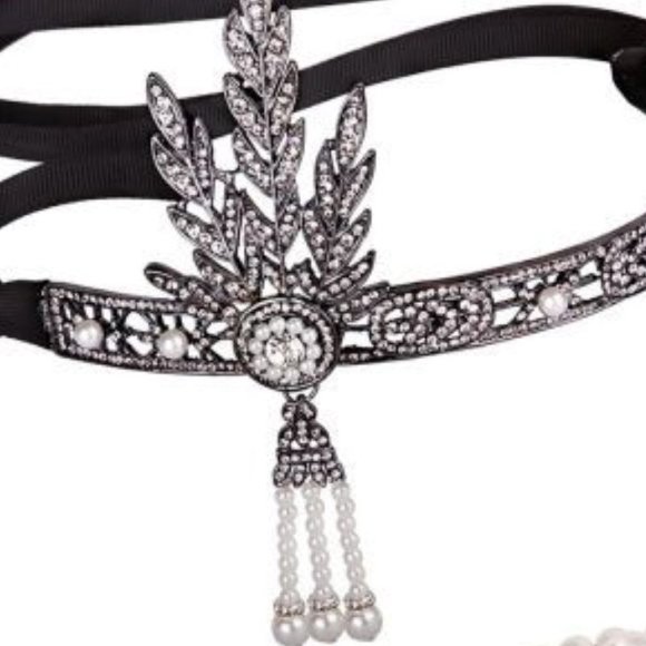 Florasfantasies, Flapper, 1920, Gatsby, Bohemian Accessories - Downton Abbey-Great Gatsby 1920's Headpiece